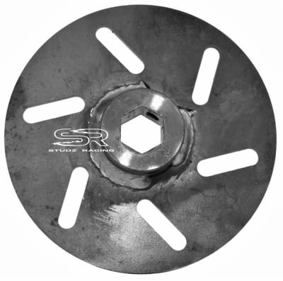 Manco Hex Brake Rotor, 6" OD, 1" Bore, 1/8" Thick