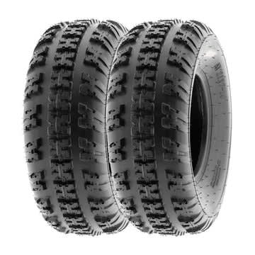 SunF X Tread 19X7-8 6 Ply Tubeless Tire 2 PK ( Our #1 Off Road Front Tire!)