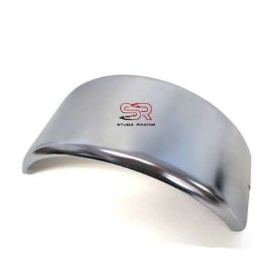 Economy Chrome Fender for 6" & 8" Tires - Wide