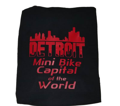 Black/Red Studz Hoodie W Front Pocket 2 Sided