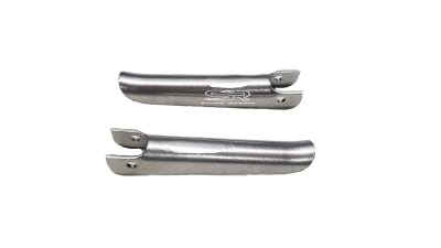 Ruttman  Style Vintage Extended Foot Pegs Pair ( Stainless Steel)