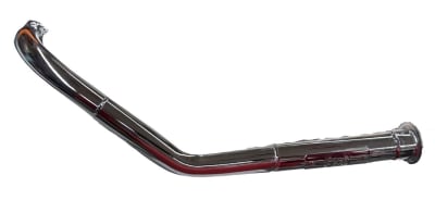 Chrome F&B Mega Moto 212 & MB200 Low Side Exit Header Exhaust Pipe W / Trumpet