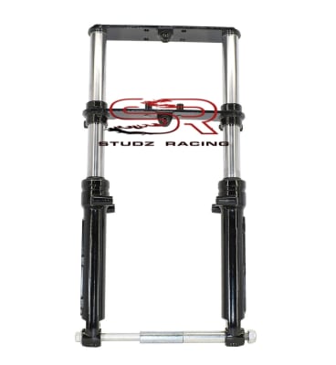 Minibike Suspension Kit, Complete Front Fork Assembly, Universal