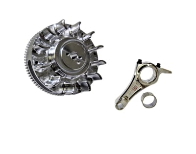 Tillotson 212 Electric Start Billet Flywheel And Billet Rod Combo