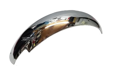Classic Chrome Vintage Style Fender (Rear)