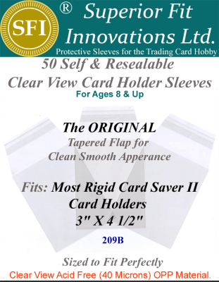 photo of Superior Fit Sleeves for Card Saver 2 Card Holders