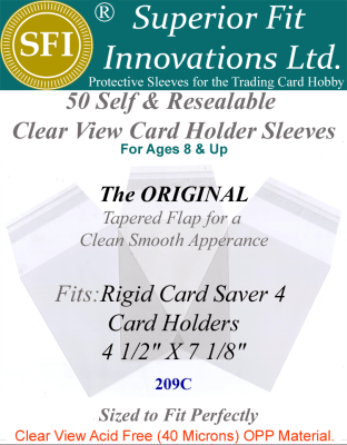 photo of Superior Fit Sleeves for Card Saver 4 Card Holders