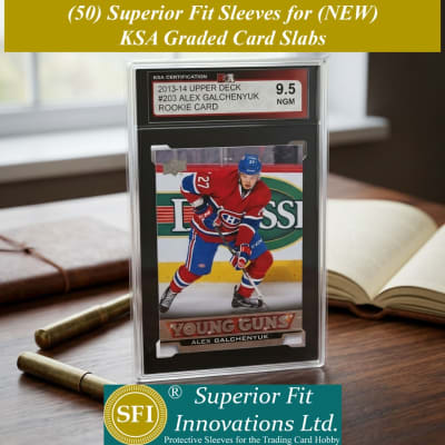 Superior Fit Sleeves for NEW KSA Graded Card Slabs