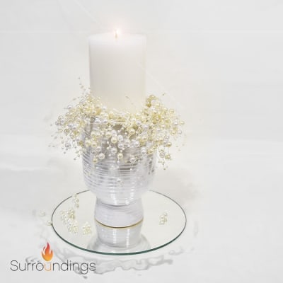 Vase and Candle Pearl Bead rings