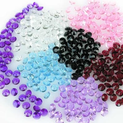 Acrylic cut Diamonds 10mm