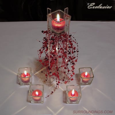 Cube Riser Candle Centerpiece kit