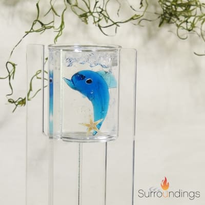 Flying Fish & Sand Dollar Candle cpk