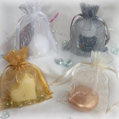 Sheer organza favor bags