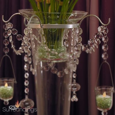 Metal 6" Hanging Votive Holder