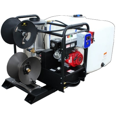 photo of MNEQ-3635EOHGG - 200 Gallon Skid  Hot Pressure Washer and Reels