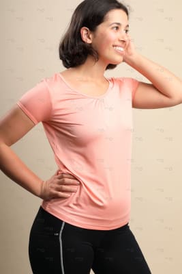 W's Ultralight Cap-Sleeve Tee - Pastel Pink