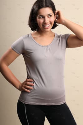 W's Ultralight Cap-Sleeve Tee - Grey