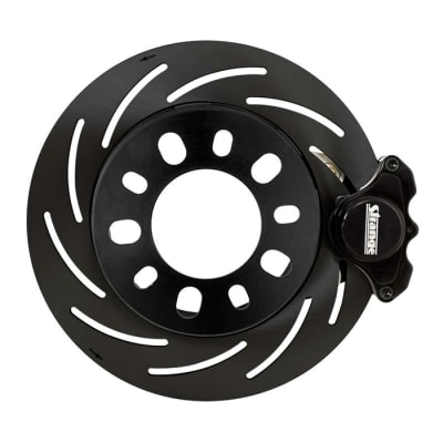Strange Pro II M/D Front Brake Kit 1998-2002 Camaro & Firebird - Reuses OEM Hubs 2 Pc Rotors, 2 Piston Calipers & Semi Metallic Pads