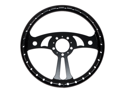 Team Z Light Weight Steering Wheel - Satin Black