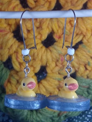Rubber Ducky Earrings