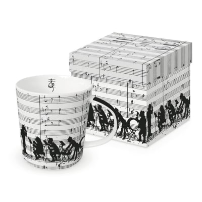 Music Notes Tall Latte Mug @ The Music Stand