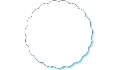 Paper waste can liner, 5-3/4" round with scalloped edge, #1032083 - 2,000 pcs. per case
