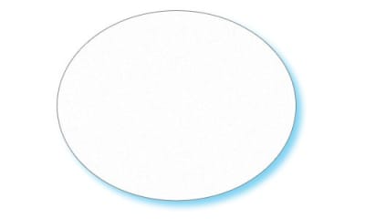 Paper waste can liner, 6-3/4" x 5-3/8" oval, #1032088 - 2,000 pcs. per case