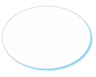 Paper waste can liner, 9-1/2" x 6-3/4" large oval, #1032090 - 2,000 pcs. per case