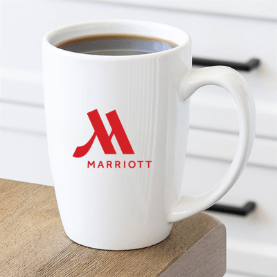 The Contour 14 oz Ceramic  Latte Mug, M  Marriott