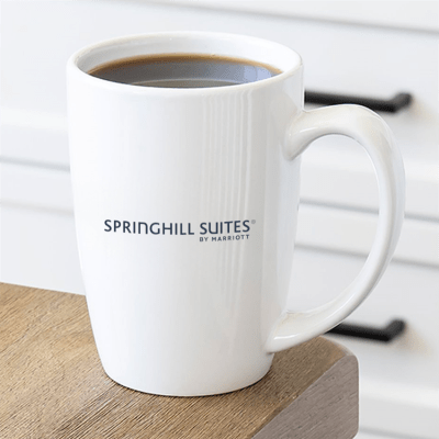 The Contour 14 oz Ceramic Latte Mug, SpringHill Suites BY MARRIOTT