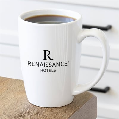 The Contour 14 oz Ceramic Latte Mug, Renaissance Hotel