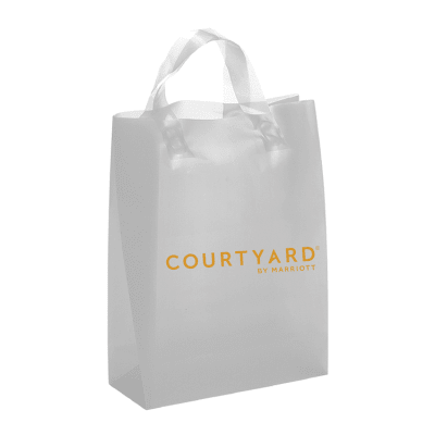 Frosted Shopping Bag, Courtyard BY MARRIOTT 1229405