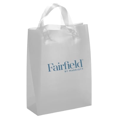 Fairfield by Marriott frosted medium shopping bag