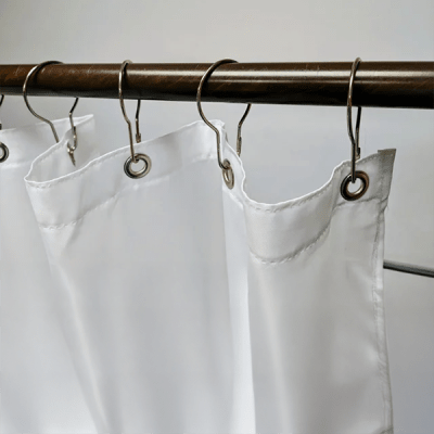 Large Chrome-Plated Shower Curtain Hook, 494-KA255R