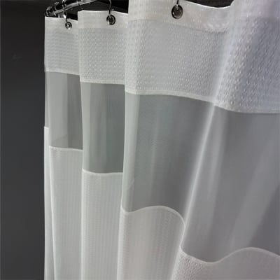 Urban Waffle KGRN Shower Curtain with Window
