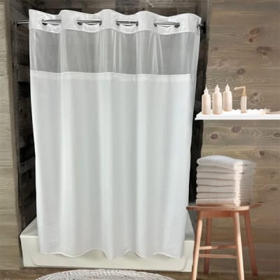 Urban Waffle - White Hang2it Curtain
