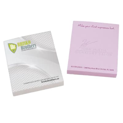 25 Sheets - 2-3/4" x 3" Custom-Printed Sticky Notes, 644-P2M3A25