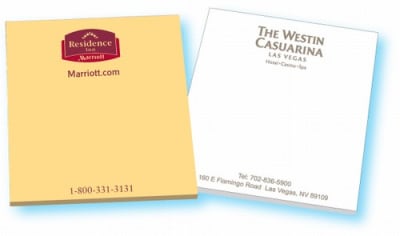 25 Sheets - 3" x 3" Custom-Printed Sticky Notes, 644-P3A3A25