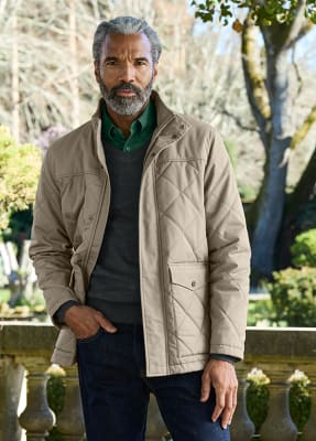 Men's Quilted Jacket, 751-BB18605