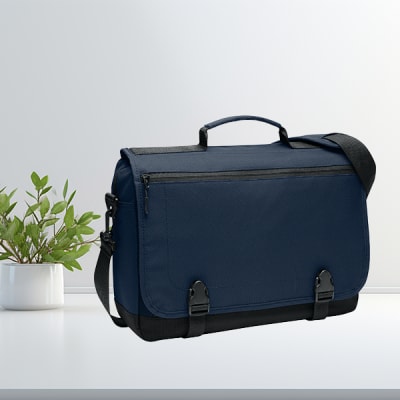 Port & Company® - expandable briefcase with logo