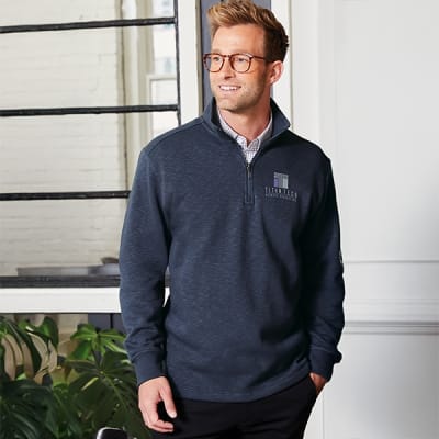 Port Authority Slub Fleece 1/4-Zip Pullover, No. 751-F295