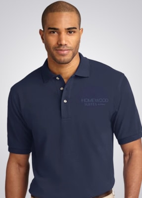 Port Authority™ 7-ounce pique knit polo - a best-seller like no other. Impressively embroidered with the Homewood Suites logo.