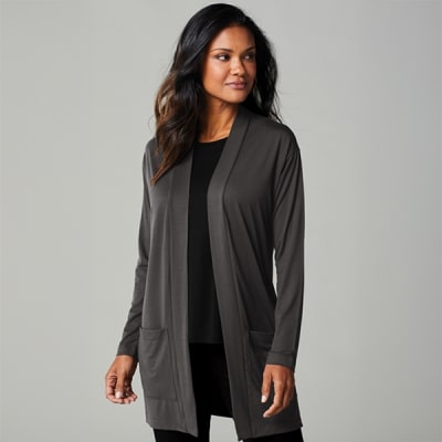 Ladies Concept Long Pocket Cardigan