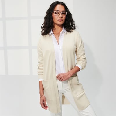 Mercer+Mettle® Women’s Open-Front Cardigan Sweater