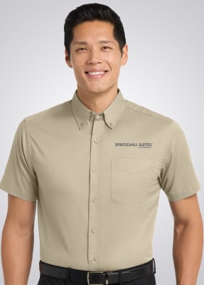 Short Sleeve Easy Care Shirt, SpringHill Suites