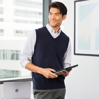 Men's V-neck Sweater Vest