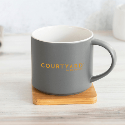 The Monaco 16 oz Ceramic Mug, Courtyard BY MARRIOTT