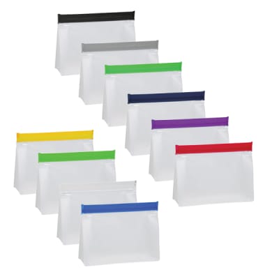 EVA Reusable Zip Lock Storage Bag With Gusset, 794-BAG3
