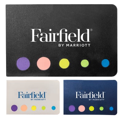 Sticky Notes In Note Book, Fairfield BY MARRIOTT 794-STK101-20CH
