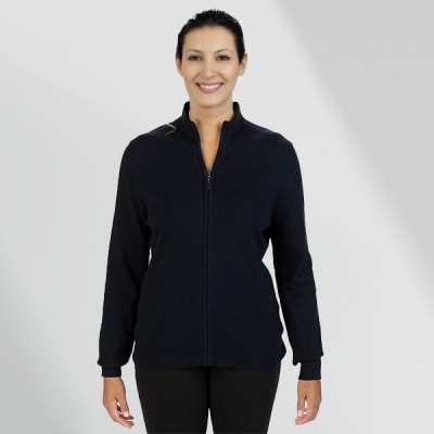 Edwards Tri Blend Ladies Full Zip Cardigan